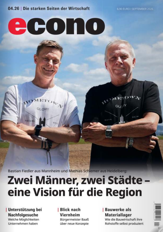 zwei männer auf dem Magazin cover